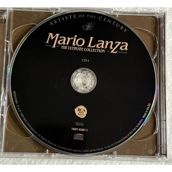 Mario Lanza – The Ultimate Collection 2×CD, Compilation, 1999, BMG RCA Red Seal - Picture 5 of 8